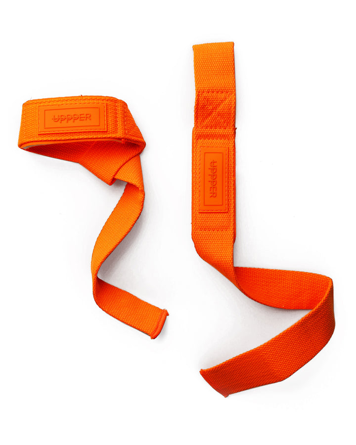 Lifting Straps Neon Orange