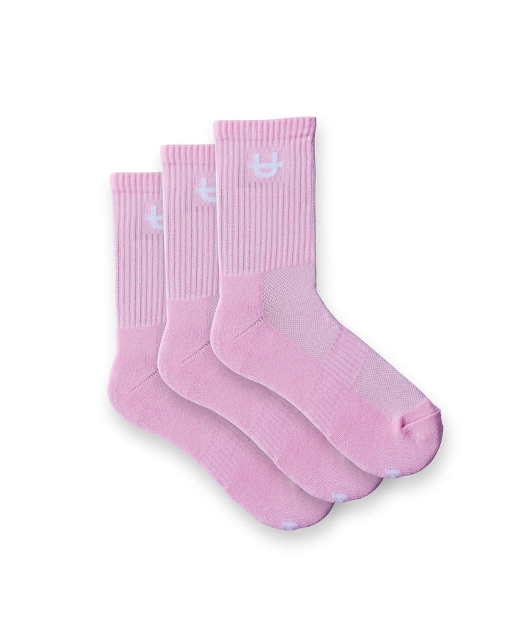 Original Crew Socks Pink 3-Pack
