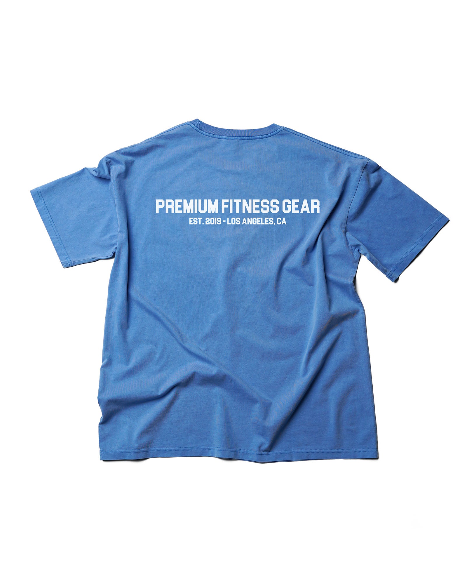 uppper premium fitness t-shirt blue